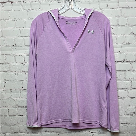 Under Armour Loose Heatgear Hooded Top - Picture 1 of 10